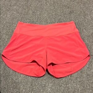 Women's Lulu Lemon Pink Shorts - Size 8